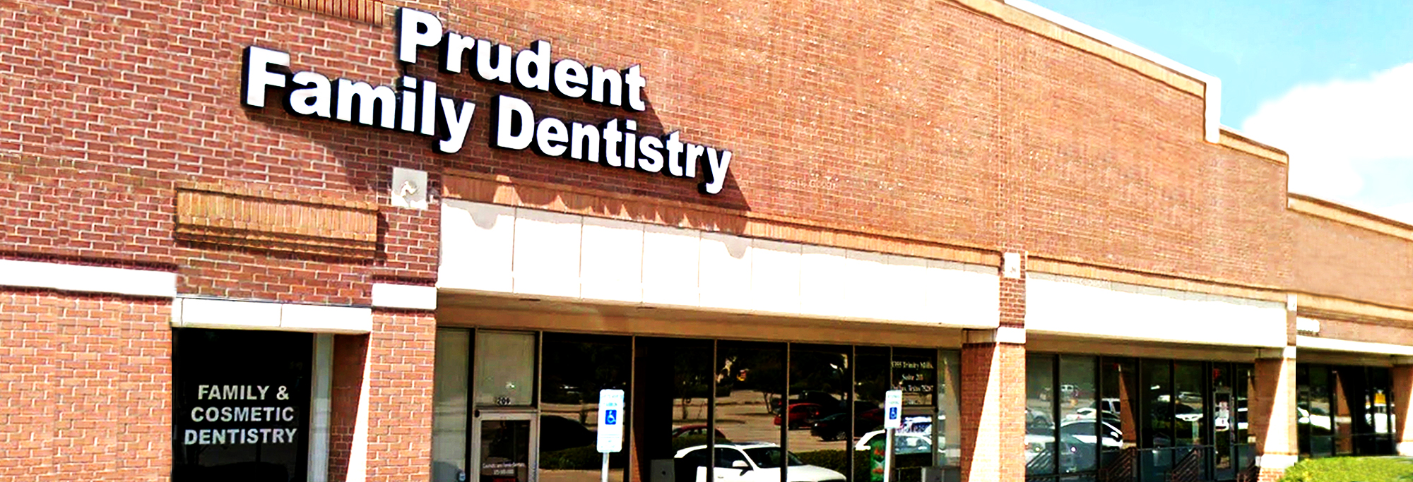 Exterior of Prudent Family Dentistry in Dallas
