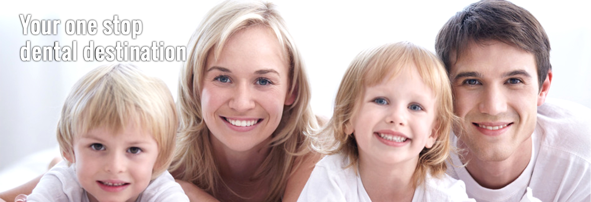 A smiling family